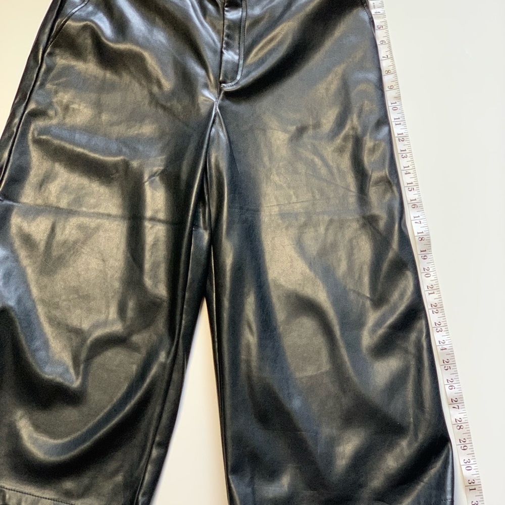 Marc New York Black Faux Leather Pants NWT - Picture 3 of 7
